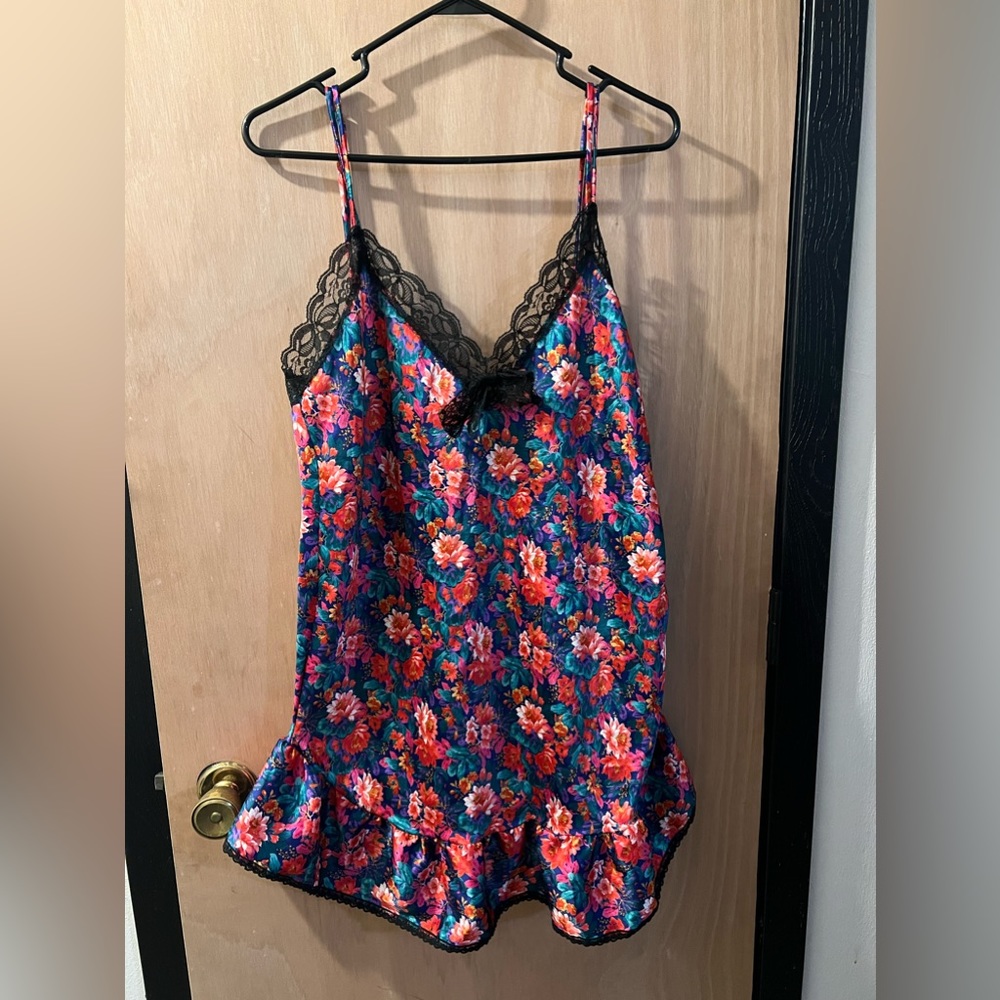 Vintage Floral Slip Dress